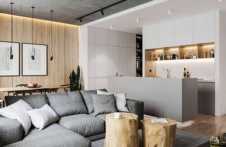 Modern Apartment by Bellas Artes