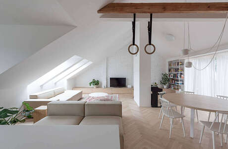 Attic Apartment by Kilo Honč