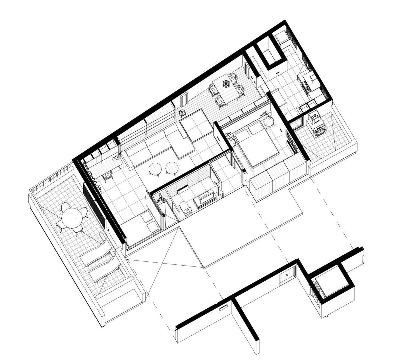 Penthouse Renovation by Studio FFWD Arquitectes
