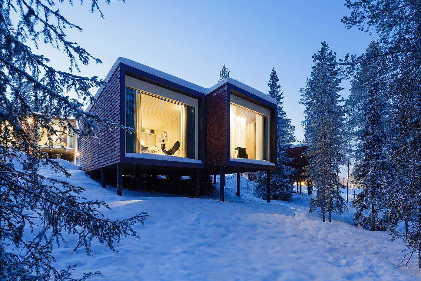 Arctic Treehouse Hotel by Studio Puisto Architects