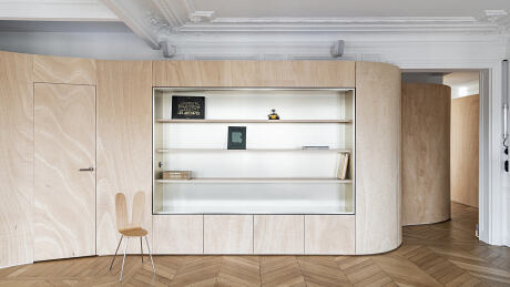 Wood Ribbon Apartment by Gabrielle Toledano - 1