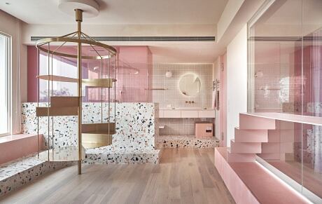 Cats’ Pink House by KC Design Studio | HomeAdore