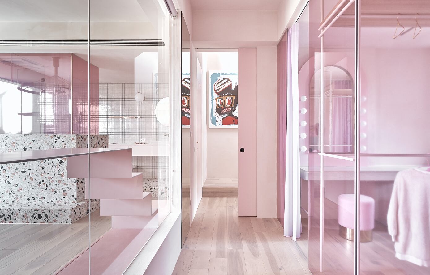 Cats’ Pink House by KC Design Studio