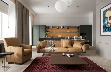 BZH Apartment by Bogdanova Bureau