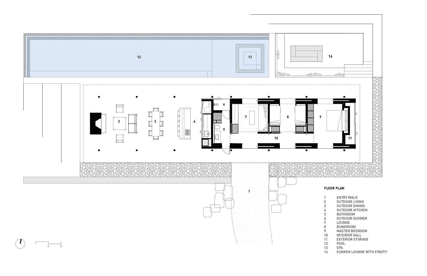 Aegean Pool House by Lake|Flato Architects