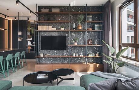 Apartment in Warsaw by Kando Architects