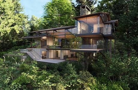 Blue Ridge House by 3 North