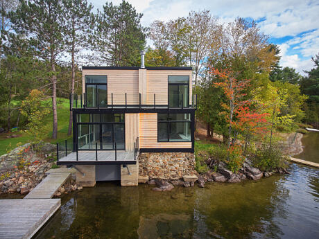 Val-des-Monts: Boathouse by Shean Architects - 1