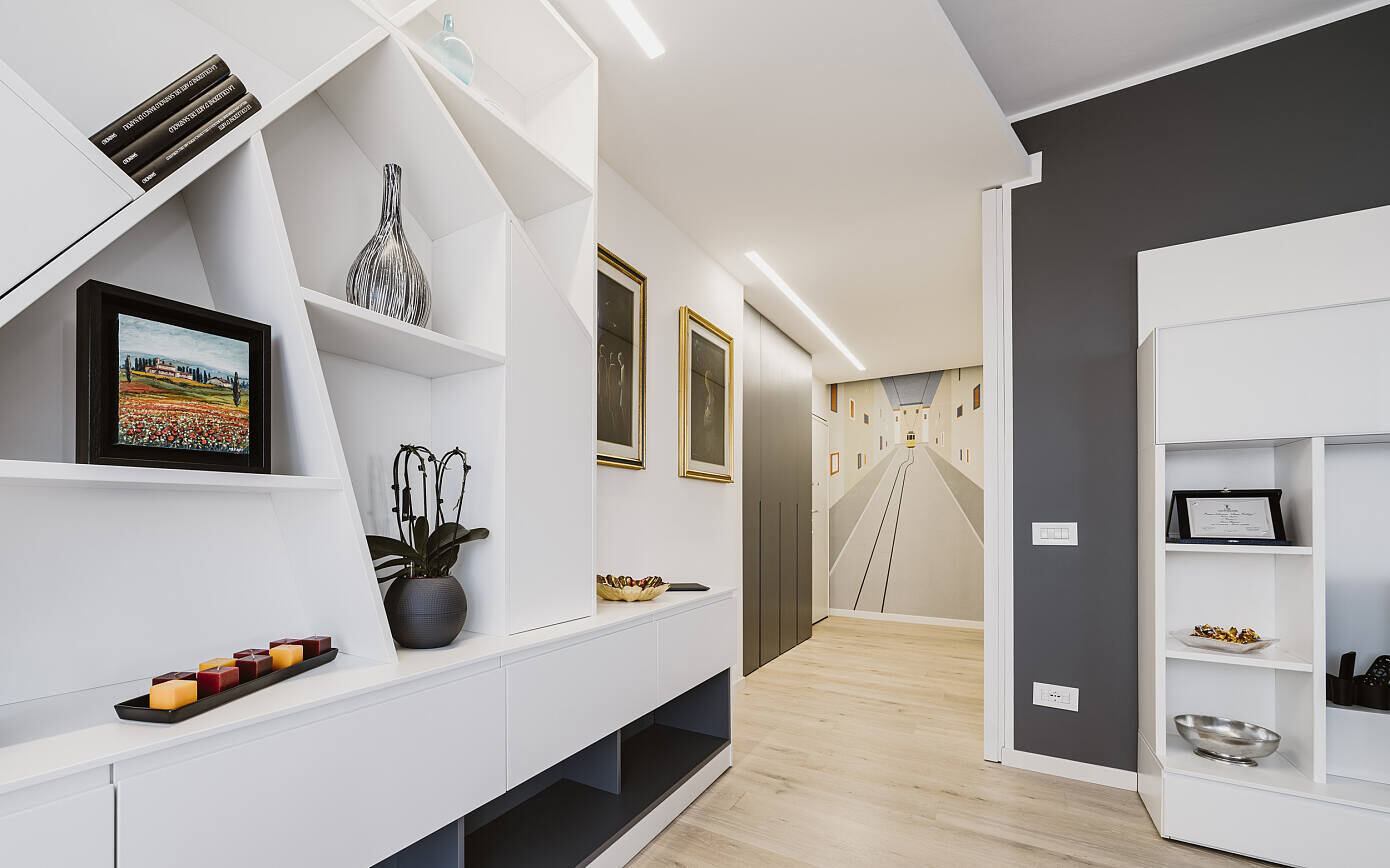 Modern Tram Stop by Annalisa Carli