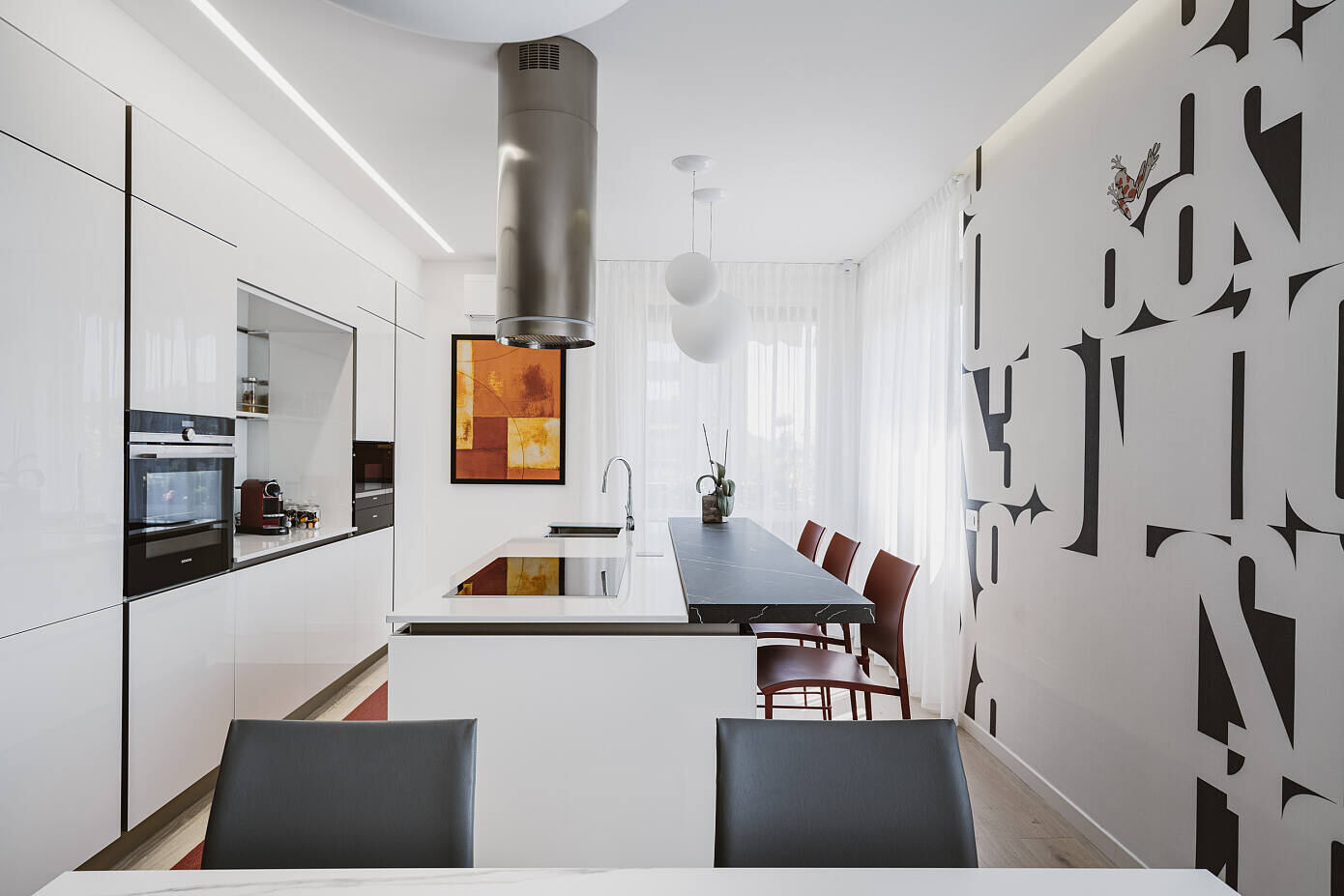 Modern Tram Stop by Annalisa Carli