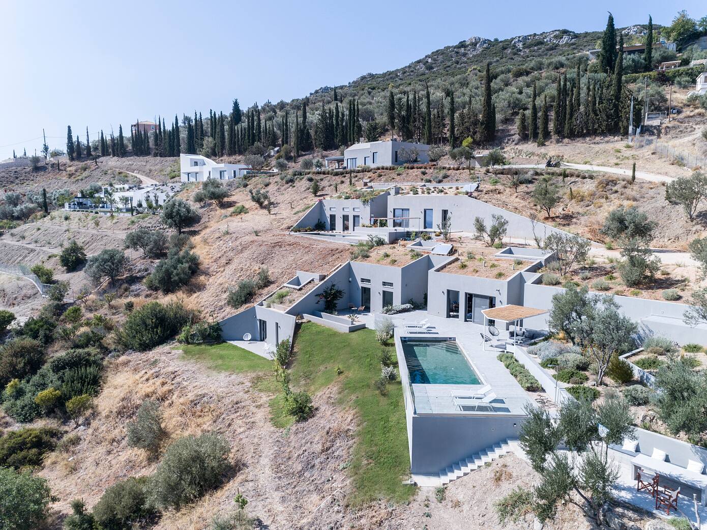 House Complex at Tolo by Sotiris Anyfantis