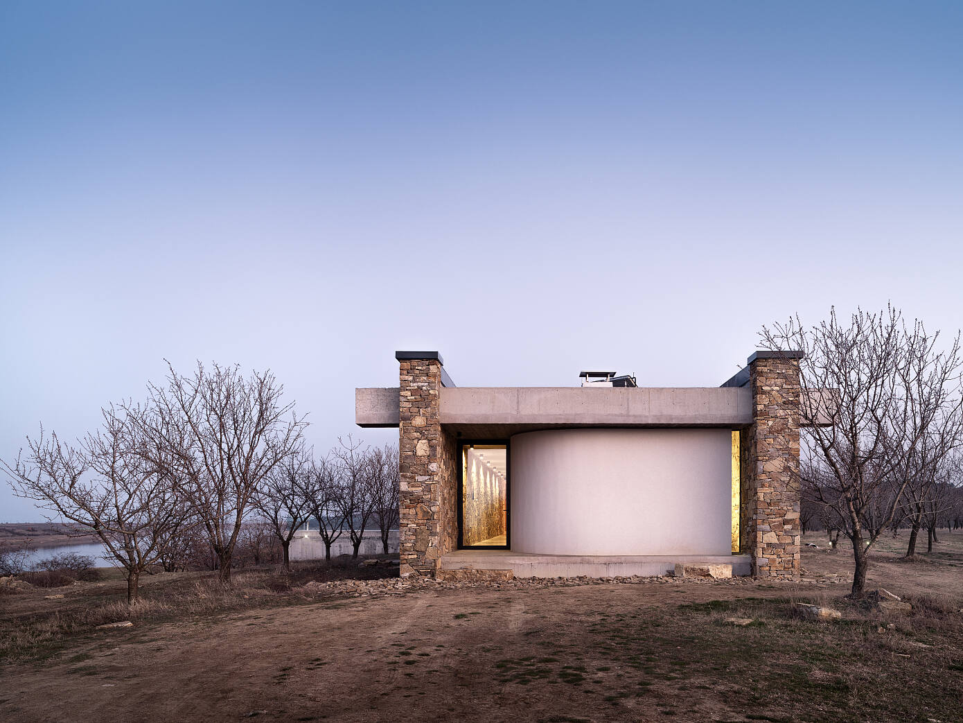 Orchard Stone House by Rado Iliev