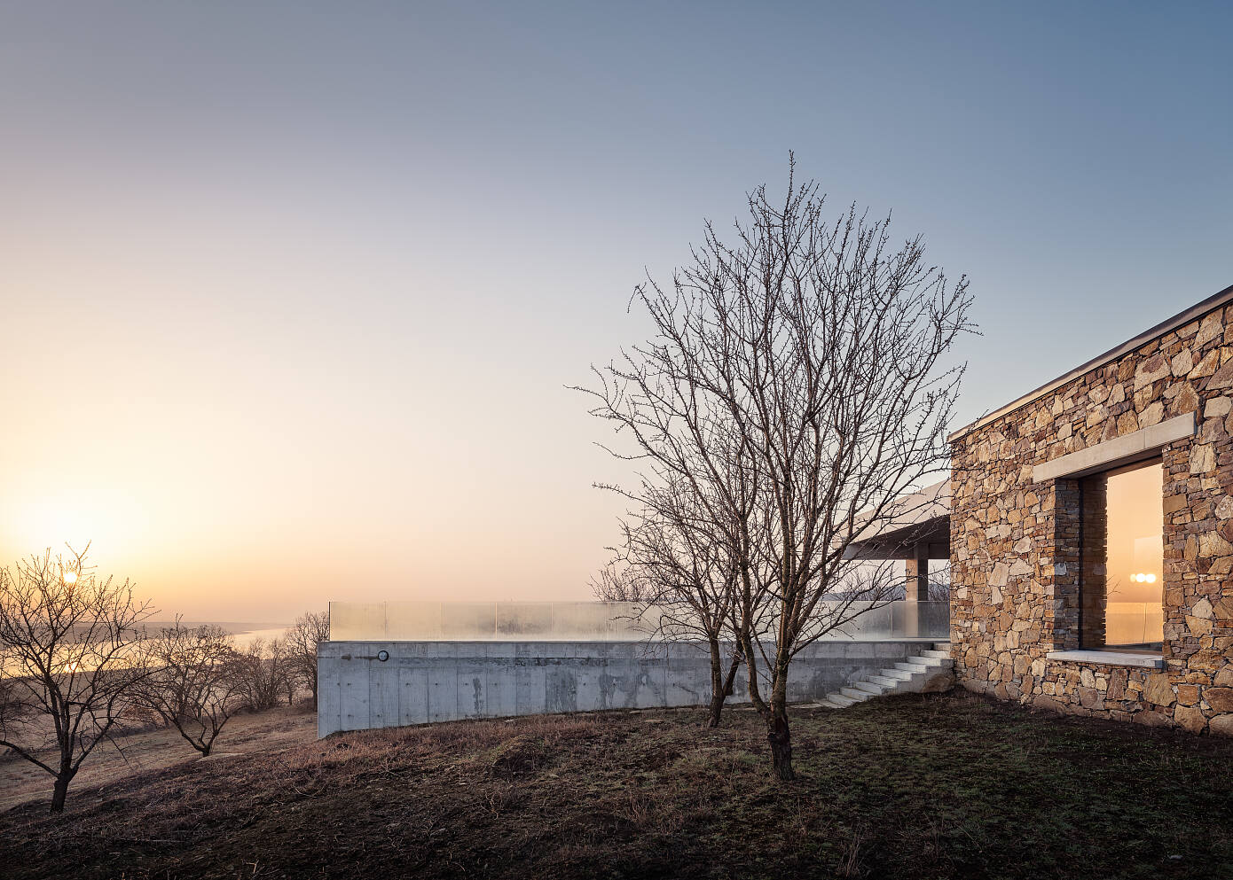 Orchard Stone House by Rado Iliev