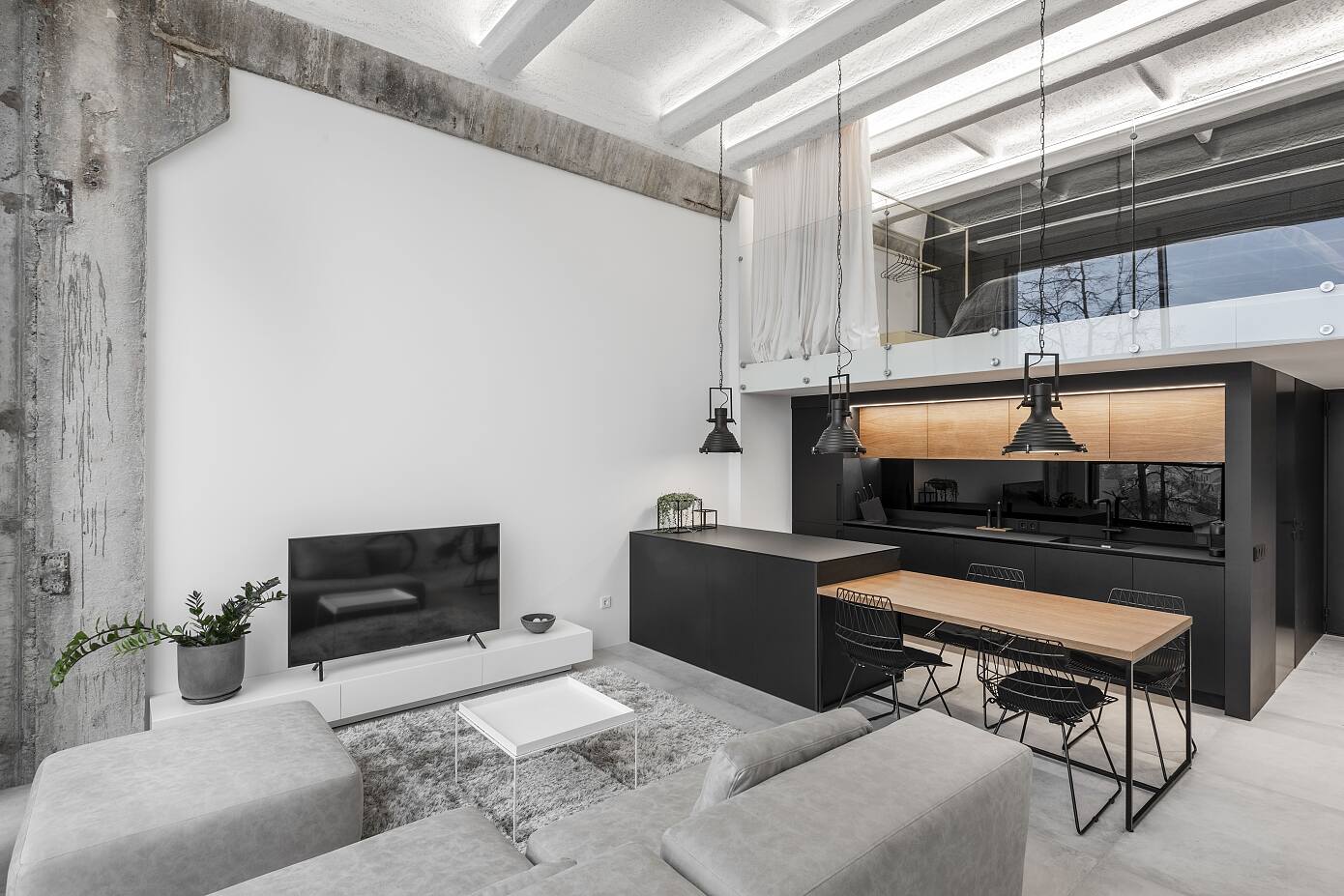 Minimalistic Industrial Loft by IDwhite