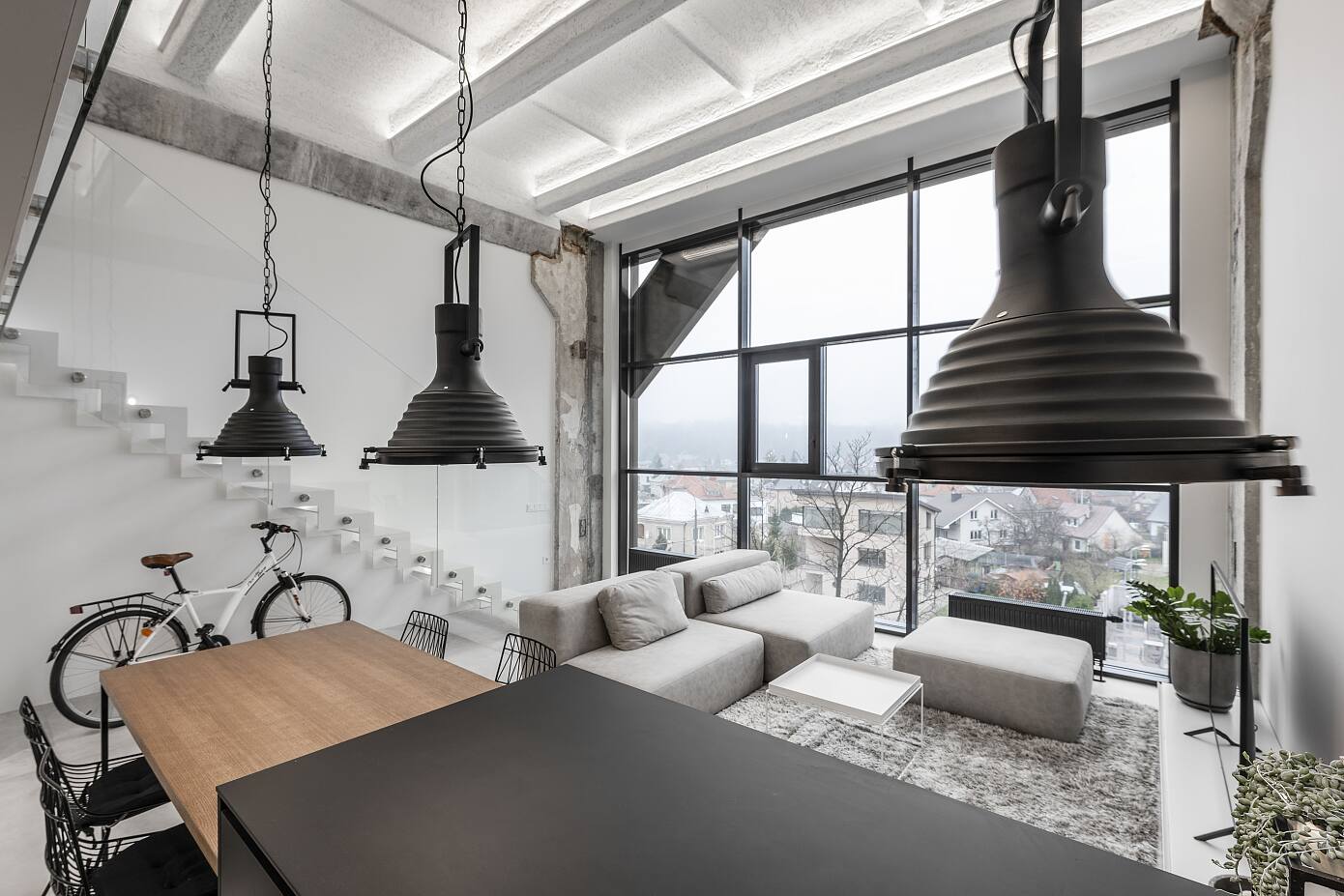 Minimalistic Industrial Loft by IDwhite