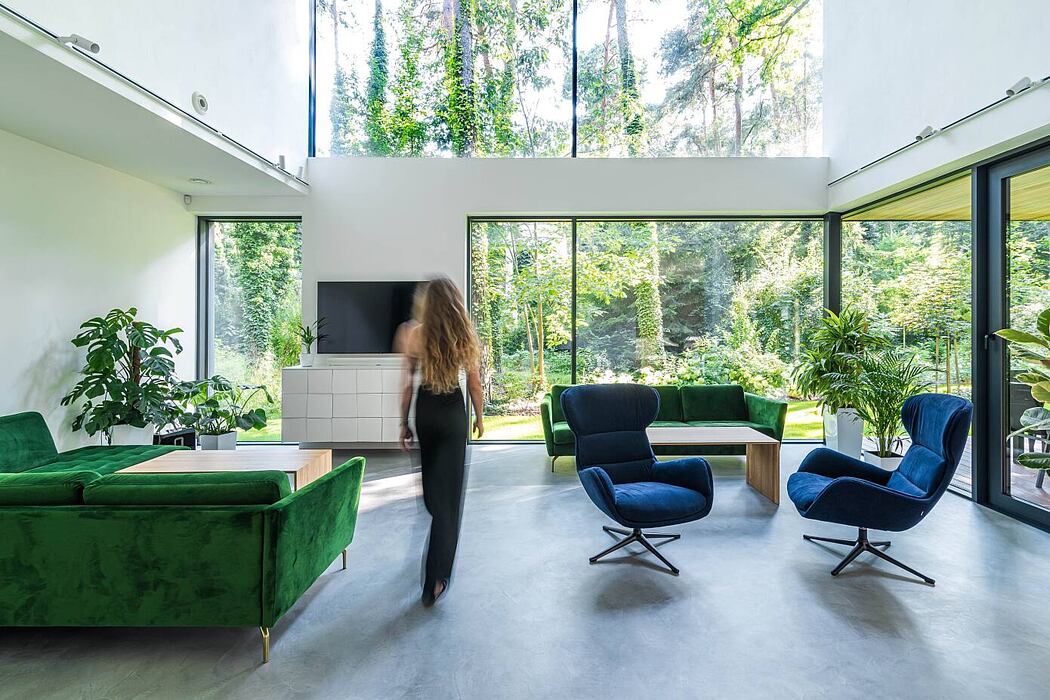 House Blended into the Forest by Z3Z Architekci