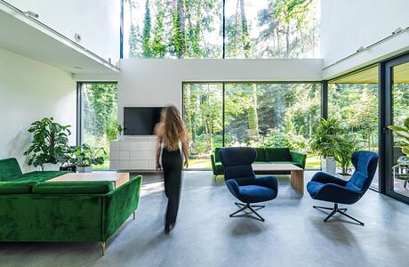 House Blended into the Forest by Z3Z Architekci