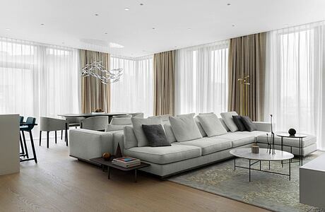 Vorobiev House Apartment by Kerimov Architects