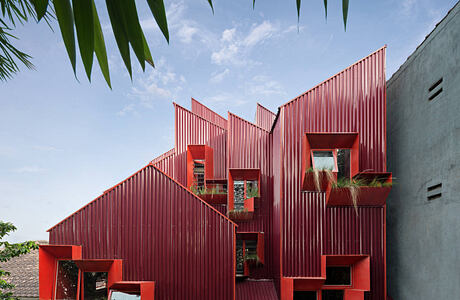 Red Zone Boarding House by Ismail Solehudin Architecture