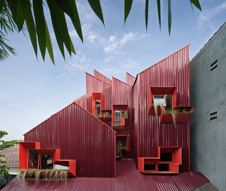 Red Zone Boarding House by Ismail Solehudin Architecture - 1