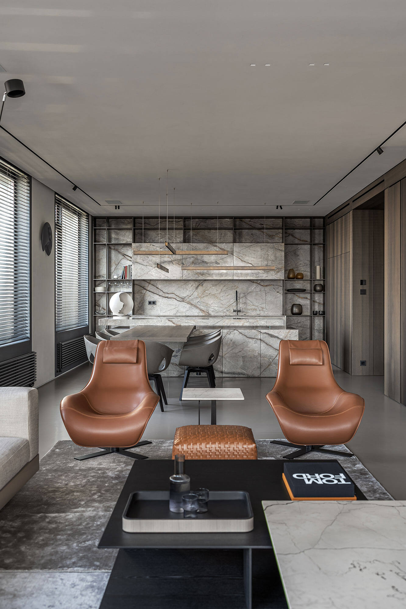 Elegant Apartment by Yodezeen Architects