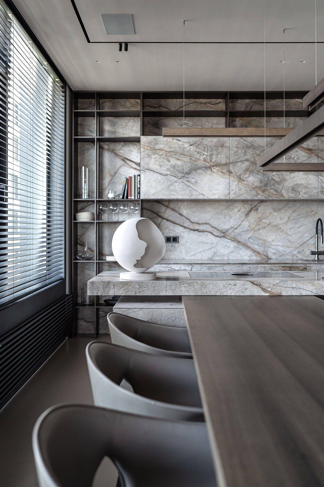 Elegant Apartment by Yodezeen Architects