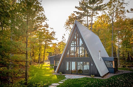 Lake Placid A-Frame by Strand Design