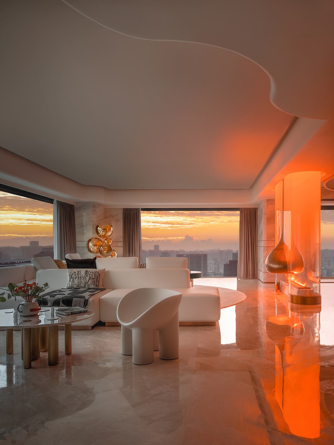 OPUS ONE Penthouse by T.K. CHU Design