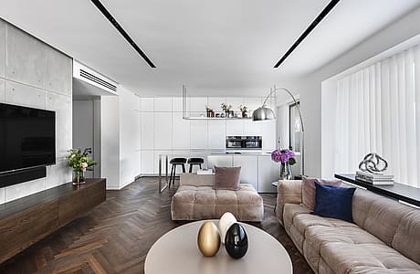 An Eclectic Duplex with a Sea Scent by Tzvia Kazayoff