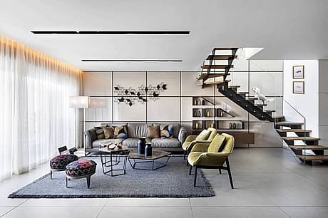 A Fashionable Duplex in an Urban Landscape by Tzvia Kazayoff - 1