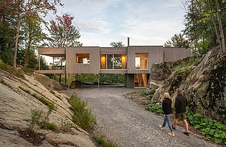 Forest House I by Natalie Dionne Architecture