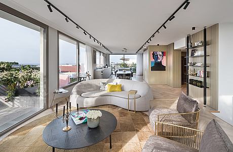 On the Sea Shore of Jaffa by Tzvia Kazayoff