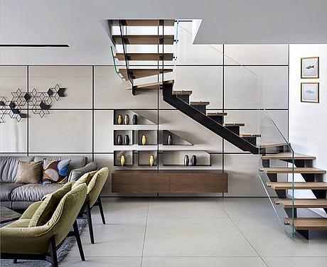 A Fashionable Duplex in an Urban Landscape by Tzvia Kazayoff - 6