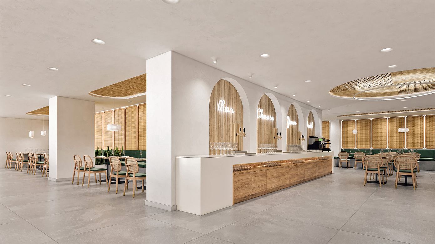 Cactus Beach Restaurant by Lefteris Tsikandilakis