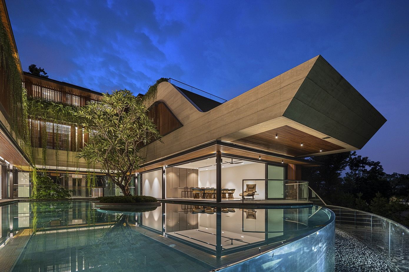 Water Garden House by Wallflower Architecture + Design