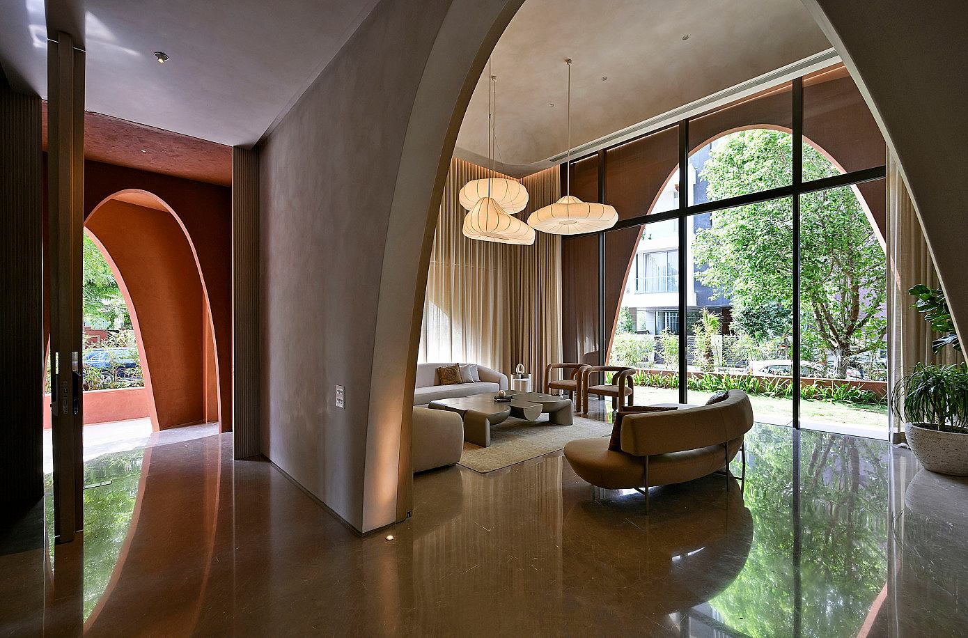 Mirai House of Arches by Sanjay Puri Architects