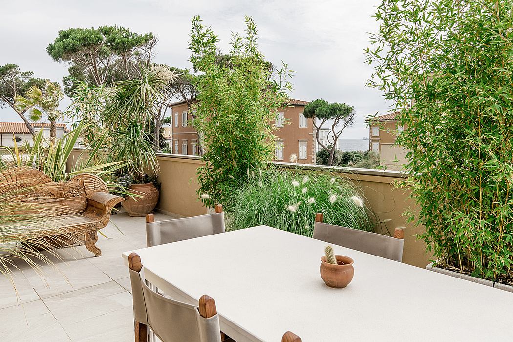 View of Mediterranean Penthouse by Modo Architettura + Design | HomeAdore