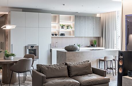 Manufaktūrų str. Penthouse by IDAS