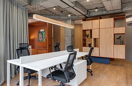 The Office Space on Malevicha Street by Za-Za Interior Design