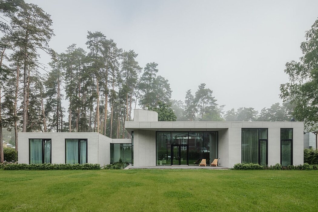 House in Jurmala: Modern Design Amongst Centuries-Old Pines