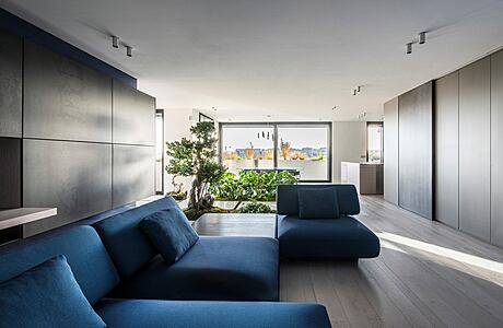 Penthouse I: Embracing Green Contemporary Living in Italy