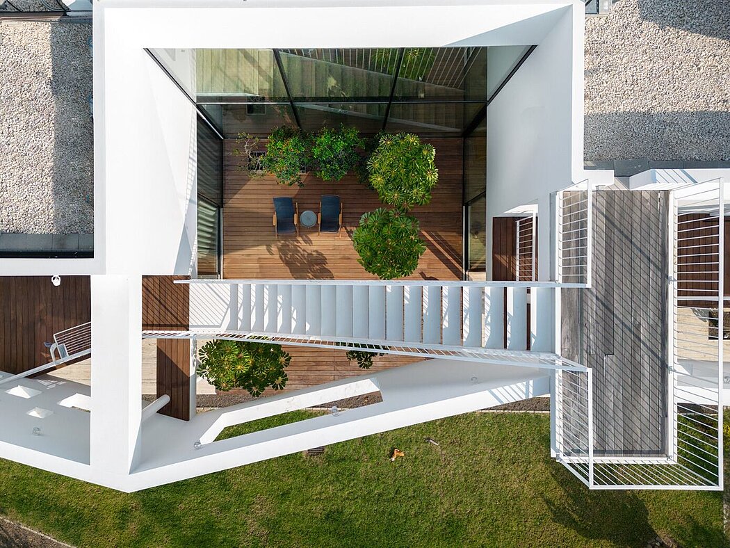 Une maison moderne à Chypre construite autour d'un jardin intérieur privé -  Nicosia, Cyprus