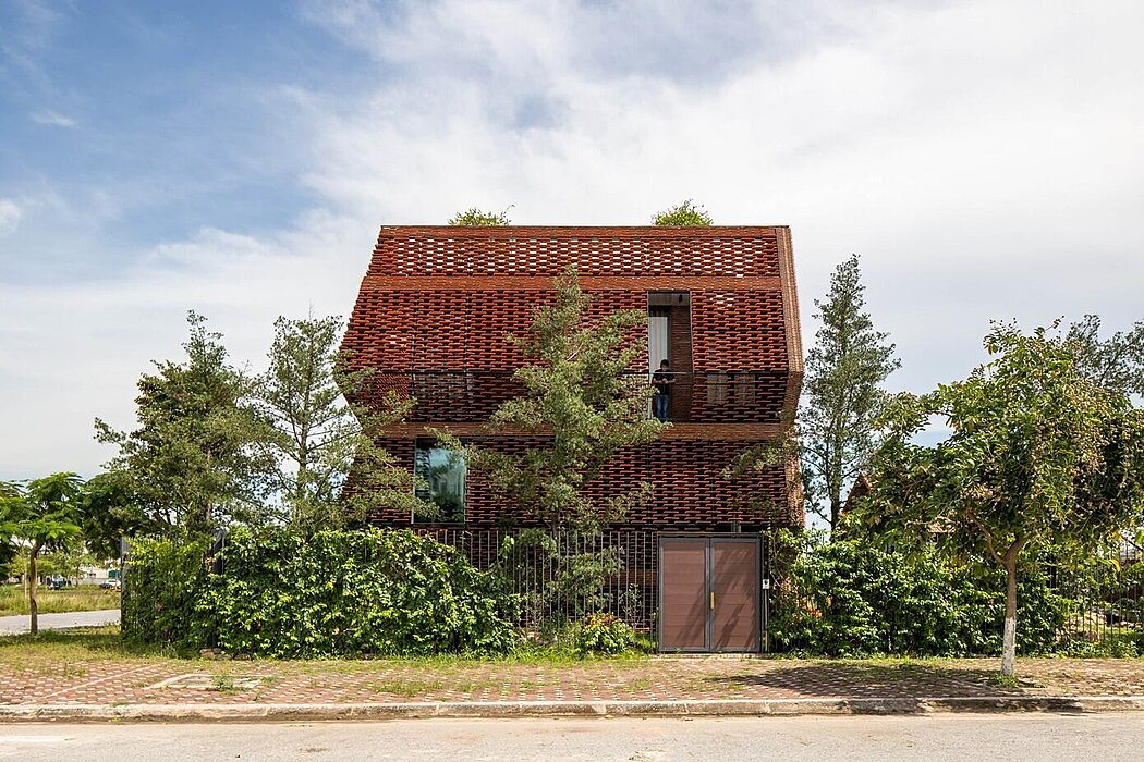 Tile Nest: Uncovering a Unique Brick House Design in Vietnam - 1