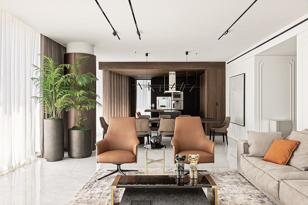Demilune: Yodezeen Architects’ Radiant Luxury Penthouse