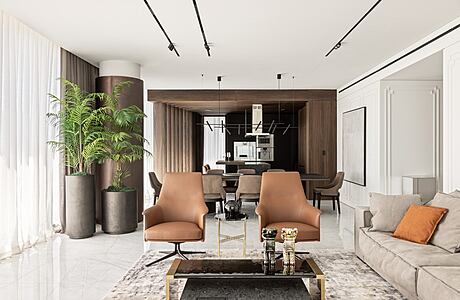 Demilune: Yodezeen Architects’ Radiant Luxury Penthouse