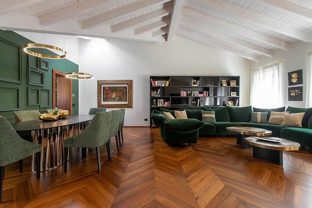 Mansardato Green: A Luxurious Italian Apartment Renovation