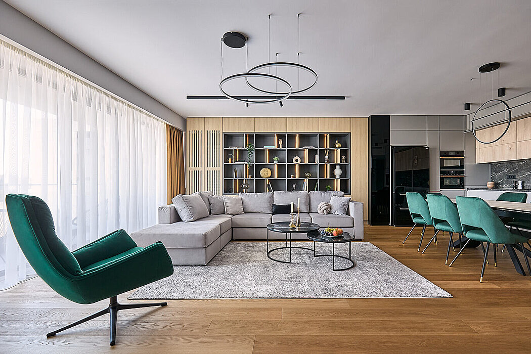 Velvet Gray Apartment: Contemporary Elegance in Bucharest
