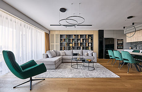 Velvet Gray Apartment: Contemporary Elegance in Bucharest