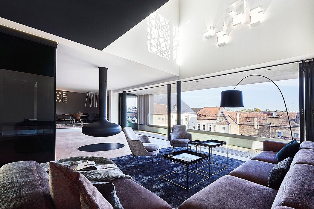 Penthouse Frankfurt: Modern Luxury Meets Garden Serenity