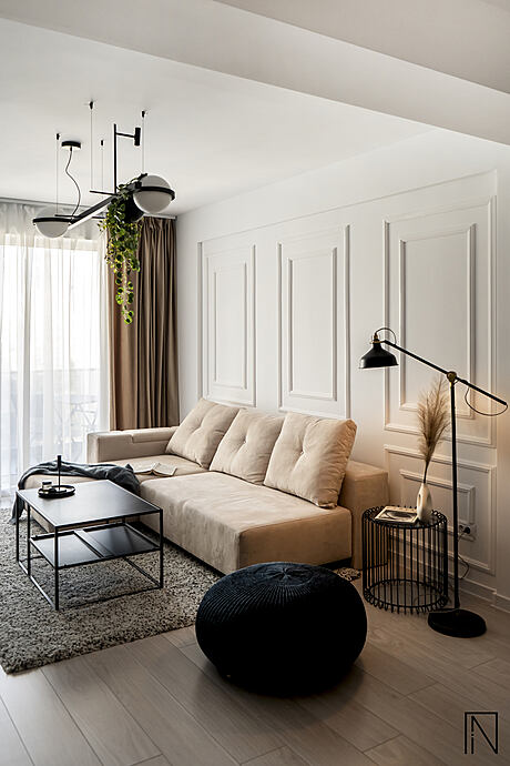 Azurblau Aesthetic: Chic One-Bedroom Living Redefined - 1